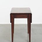 Leuke En Praktische Engelse Antieke Pembroke/ Side Table/ Eettafeltje Van Eikenhout thumbnail 6