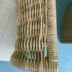 Vintage Luit Van Der Helm Rotan Slederok Stoelen (Nieuw Gestoffeerd) thumbnail 8