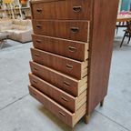 Vintage Ladekast, 7 Lades, Deens, Teak, 1960'S thumbnail 3