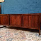 Vintage Palissander Lowboard, Deens Design Van Mørke Møbelfabrik, Jaren 60 thumbnail 5