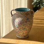 Vintage 1970S Pastel Pottery Vase thumbnail 2