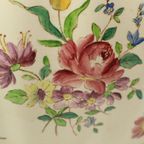 Grote Polychrome Bloempot Cache Pot Longchamp Frankrijk 36cm thumbnail 12