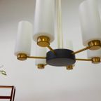 Xl Vintage Lamp Hanglamp Plafondlamp 60s Kroonluchter thumbnail 5