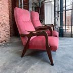 Set Van 2 Vintage Eenzitten/ Fauteuil / Easy Chair thumbnail 4