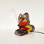 Glas In Lood Vlinder Lamp Tiffany Stijl Vlinderlamp thumbnail 2