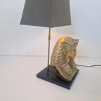 Hollywood Regency Tafel Lamp Farao Deknudt Jansen Stijl. thumbnail 8