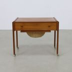 Vintage Naaitafel Bijzettafel Met Lade, 1960s thumbnail 2