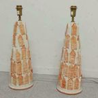 2 Grote Keramische Tafellampen, "Dutchie" Door Lamp Atelier thumbnail 5