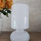 Ikea Lykta Glazen Mushroom Lamp Wit thumbnail 4