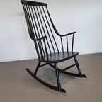 Black Lena Larsson Voor Nesto Rocking Chair 1960s thumbnail 2