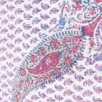 Antieke 19E Eeuwse Perzische Kalamkari/Kalmikara Paisley Sjaal thumbnail 7