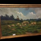 Henri Matthijs (xix-xx) Schapen Met Herder thumbnail 2