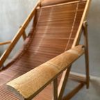 Vintage ‘Chaise Longue’ Bamboe – Japandi thumbnail 12