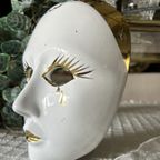 Venetiaans Wandmasker Pierrot Vintage thumbnail 4
