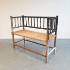 Bobbin Bench Seat With Arm Rests thumbnail 9