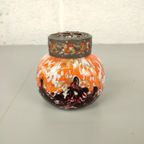 Antieke Pique Fleur In Spetter Glas thumbnail 6