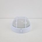 Vintage Simes Buitenlamp Wandlamp Metaal Glas ’80 Italy Nos thumbnail 11