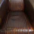 Tijdloze En Exclusieve Rundleren Aviator Design Fauteuil Met Een Unieke Kleurstelling thumbnail 6