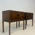 Set Of 2 Vintage Side Tables By Kai Kristiansen - Model 384 thumbnail 2