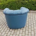 Vintage Leren Club Seat Chesterfield Look thumbnail 4