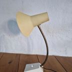 Sis Light Duits Vintage Bureau Lamp Jaren 50 Geel. thumbnail 13