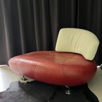 Leolux Kikko Chaise Longue Red/creme White thumbnail 2