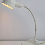 Vintage Hala Bureaulamp Flex Neck Wit Dutch Design 1970 thumbnail 5