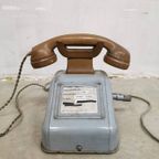 Industriële Vintage Telefoon Met Handgenerator thumbnail 6