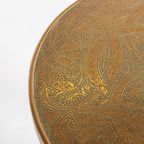 Mid-century Side Table With Brass Top, 1960’s thumbnail 5