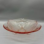 Fruitschaal Rosaline Persglas 50's thumbnail 6