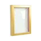 Vintage Diepe Gouden Houten Lijst Met Bol Glas Convex thumbnail 3