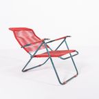 Italian Mid-century Foldable ‘spagetthi’ Deck Chair By Roberto Gatti thumbnail 7