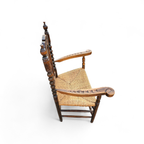 8 ( 2 X Armrest ) X Ornate Wood / Bobbin / Wicker Dining Chair / Studded Chairs thumbnail 15