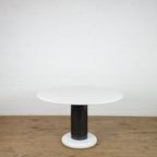 Ettore Sottsass ‘Loto Rosso’ Round Marble Table For Poltronova, Italy thumbnail 2