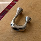 Vintage Italian Design Aluminum Candlestick thumbnail 5