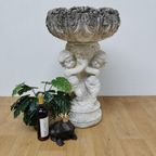 Antieke Tuinvaas Bloembak, Plantenbak Jardinière Op Zuil thumbnail 10