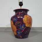 Hand - Turned Ceramic / Glazed Vase Lamp Holders 70s ( Most Likely French ) Height / Vase 40 Cm D thumbnail 9