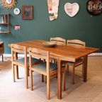 Vintage Uitschuifbare Eettafel, Jos De Mey 1960 thumbnail 4