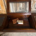 Oude Toonbank, Vitrine-Tafel, Sidetable, Pronktafel. L 180Cm thumbnail 6