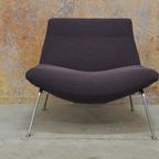 Als Nieuw! Paarse Leren Topform Grippa Design Fauteuil! thumbnail 10