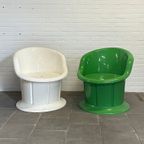 Vintage Popptorp Fauteuil Groen Van Knut & Marianne Voor Ikea thumbnail 3