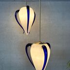 2x Vintage ‘venexiana’ Hanglamp – Barovier & Toso – Murano thumbnail 3