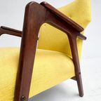 Houten Wingback Fauteuil Uit De 1960’S thumbnail 8