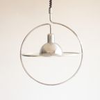 Silver Saturn Ceiling Lamp, Space Age 1970S thumbnail 2