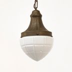 Antieke Opaline Hanglamp thumbnail 4