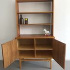 Vintage Zweedse Boekenkast Teak En Eikenhout thumbnail 5