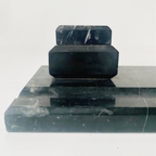 Vintage Antiek Inktstel Marmer Zwart thumbnail 6