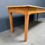 Oude Grenenhouten Cafe Tafel thumbnail 4