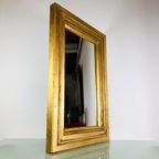 Brocante Spiegel In Goudkleurige Lijst thumbnail 9