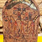 2 X Fraai Gedetailleerde Egyptische Ceremoniële Panelen. thumbnail 9